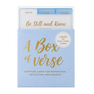 Eccolo Blue and Gold Scripture Card Set